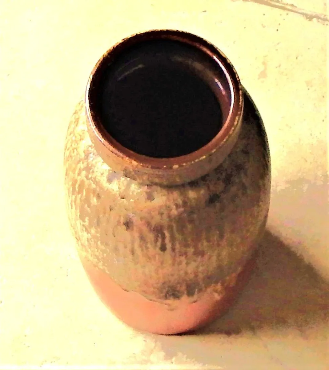 Vintage Large Art Pottery Glazed Vase - Image 3