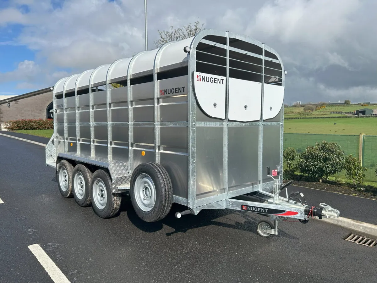 New Nugent 14x6 Cattle Trailers - Image 4