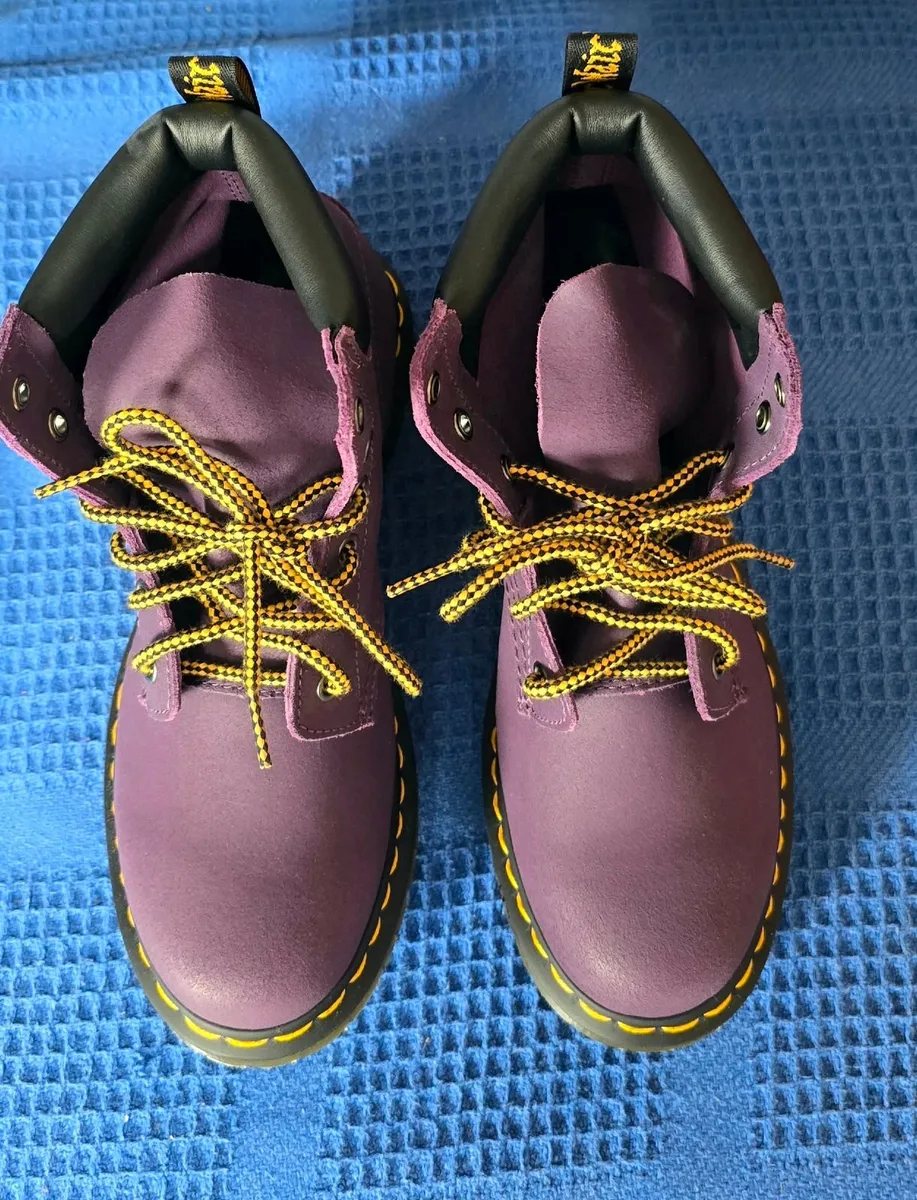 Dr Martens 939 Boots Size 7 - Purple - Image 2