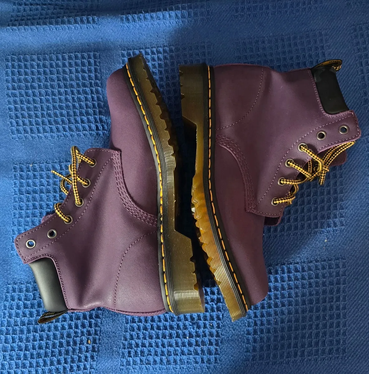 Dr Martens 939 Boots Size 7 - Purple - Image 4