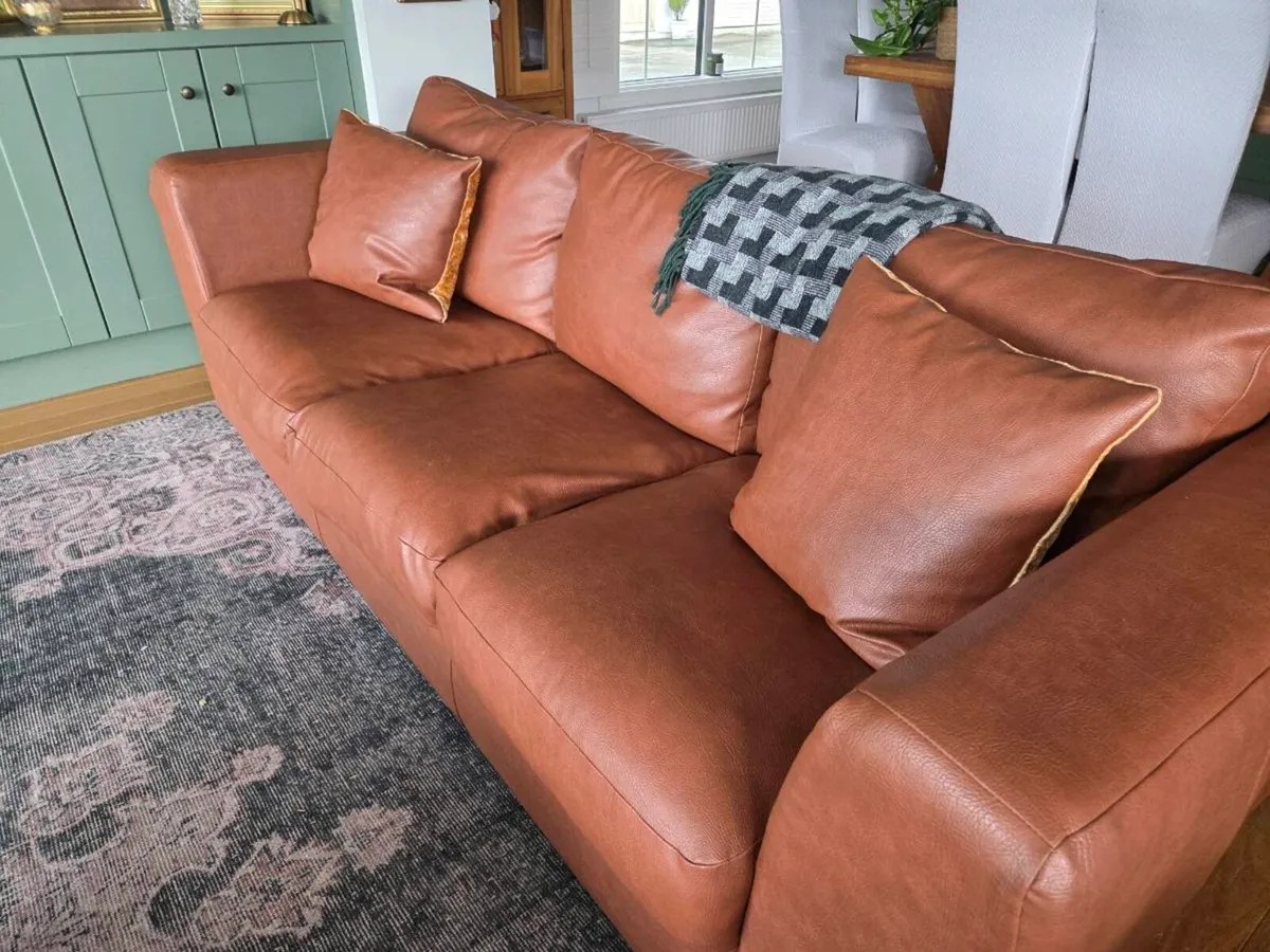 Leather Sofa - Image 1
