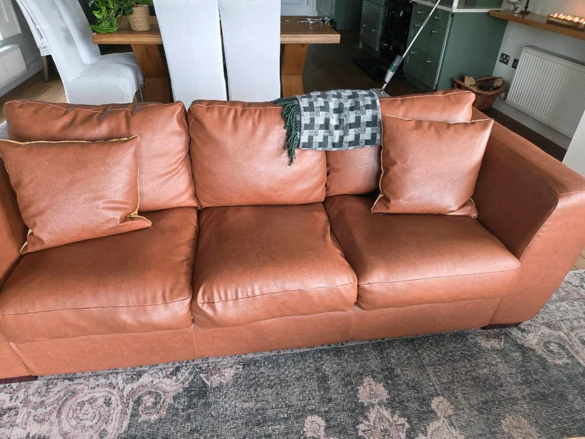 Leather Sofa - Image 4