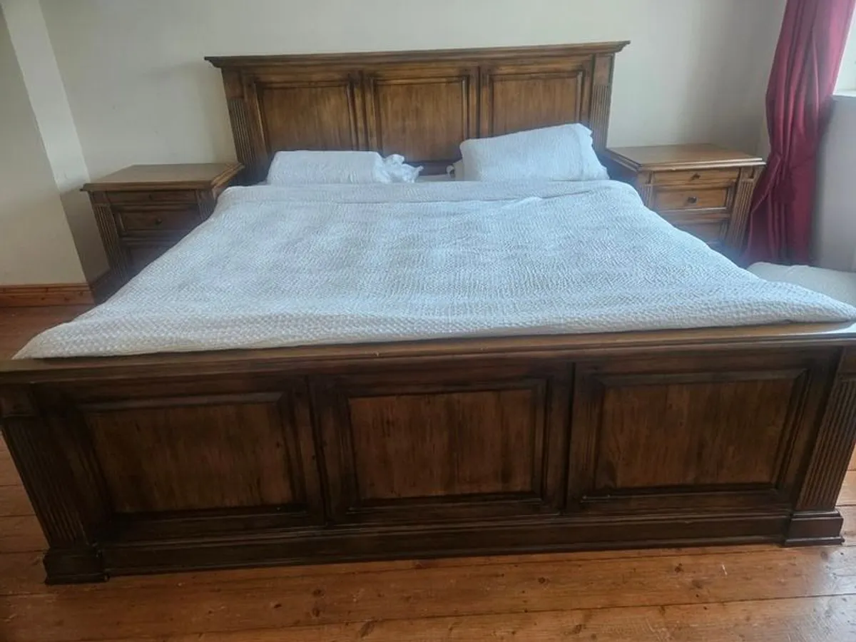 Sleigh Bed Superking - PRICE DROP - Image 1