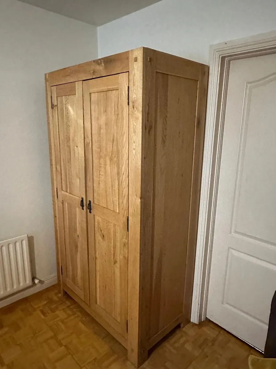 Solid Oak Wardrobe - Image 3
