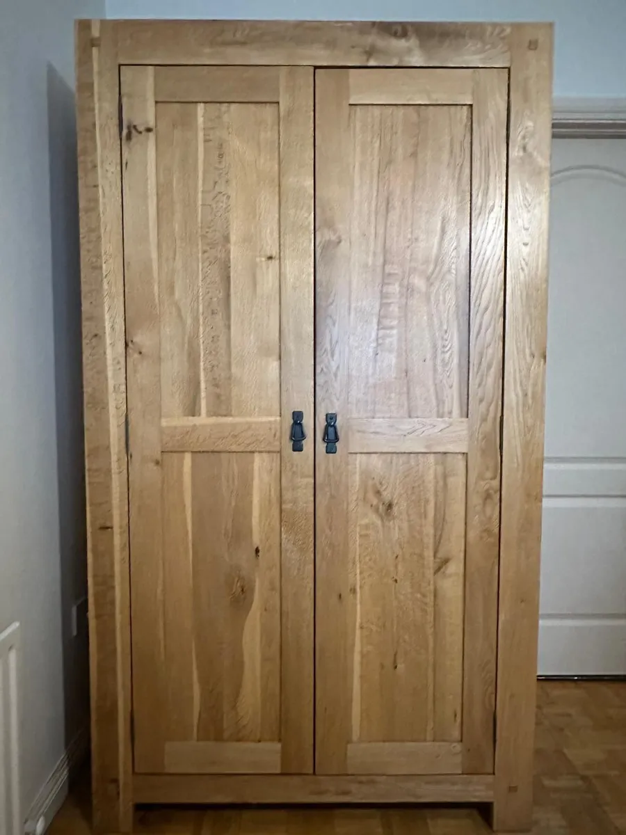 Solid Oak Wardrobe - Image 1