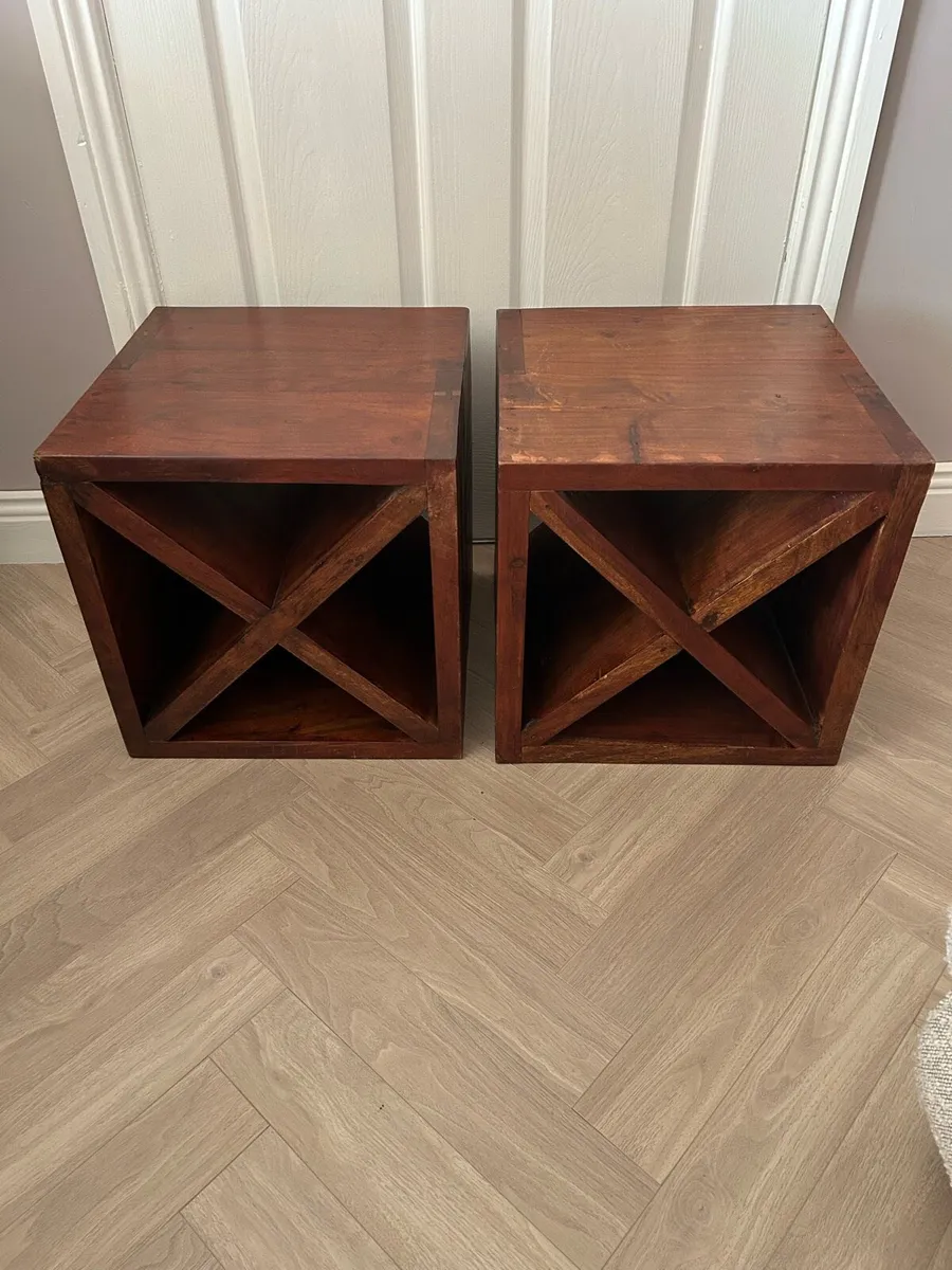 Solid Wood Side Tables - Image 2