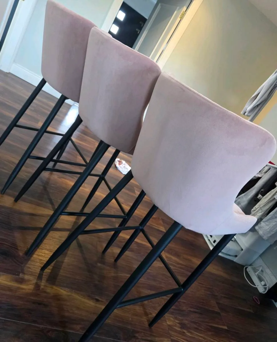 Bar stools x3 - Image 2