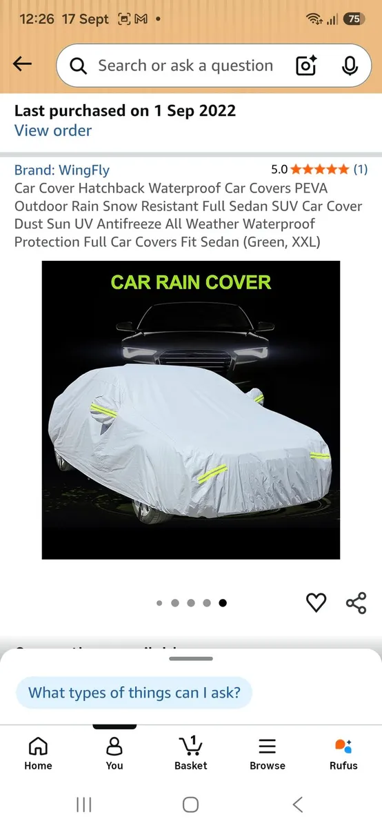 Car cover - Image 1