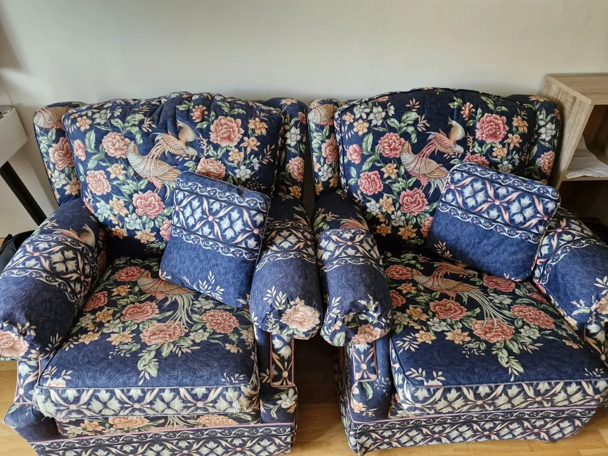 Sofa - 3 Seater and Two 1 Seaters - Image 2