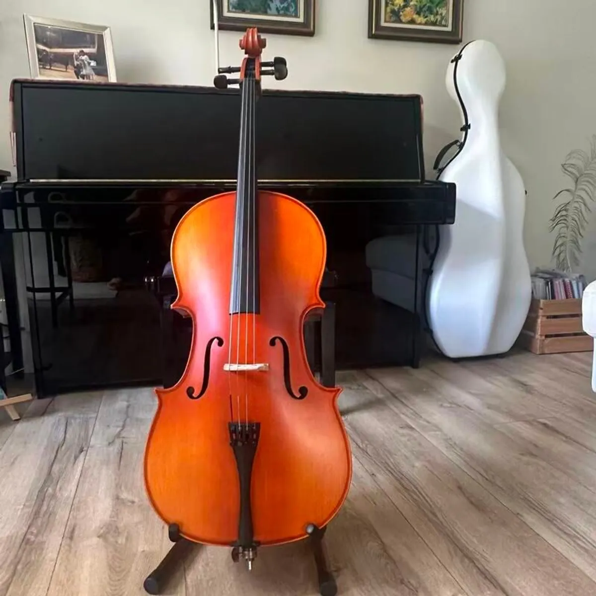 1/2 Size Cello / Excellent Tone / Bow & Soft Case - Image 2