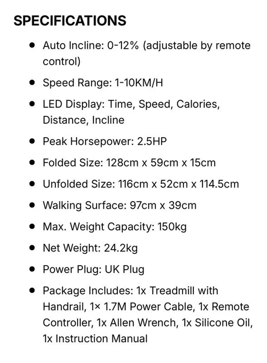 Foldable Treadmill-Brand New, Sealed & Unused - Image 2