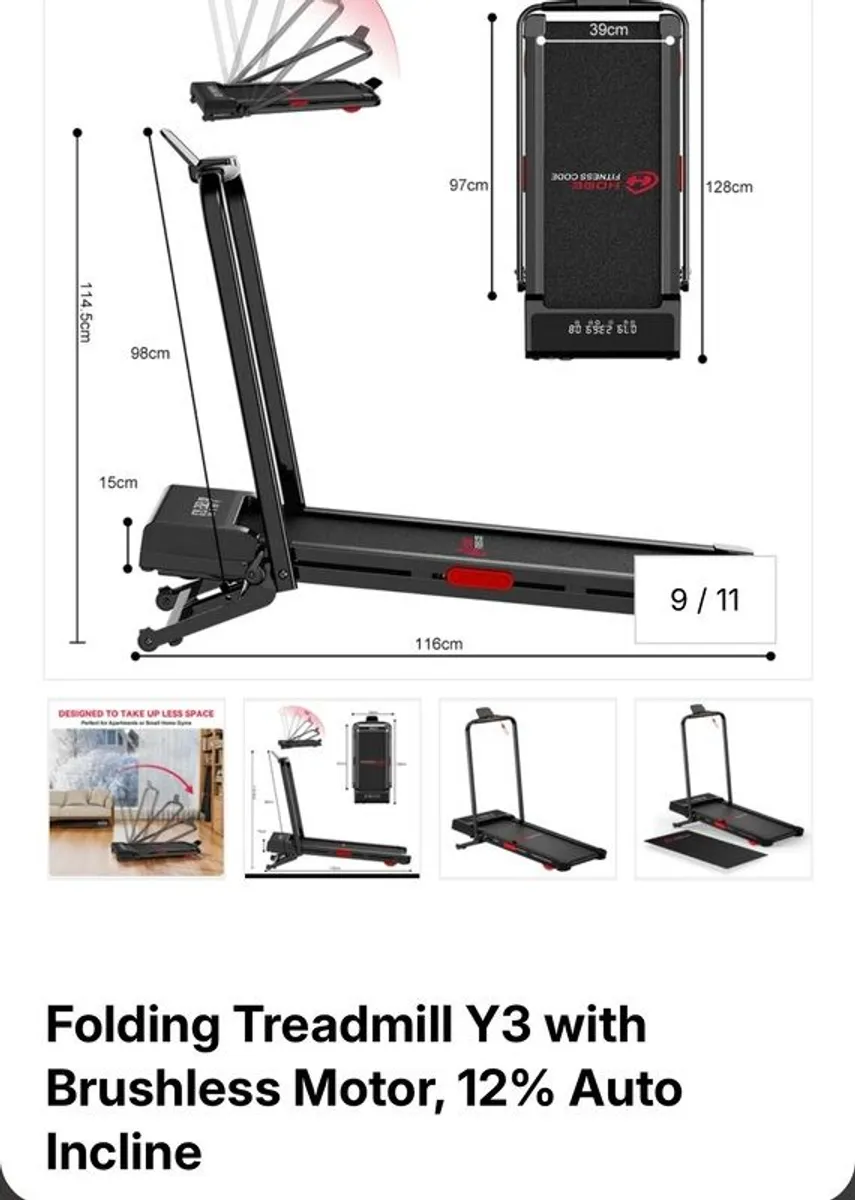 Foldable Treadmill-Brand New, Sealed & Unused - Image 4