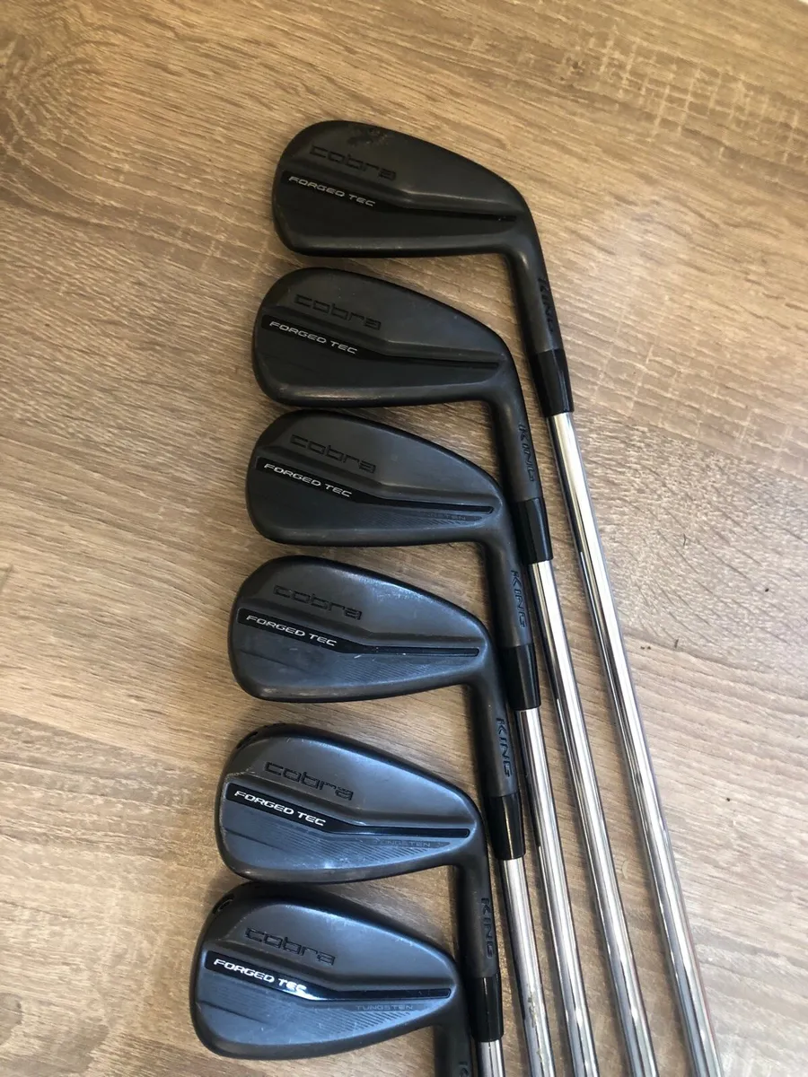 Stealth Black Cobra Forged Tec Irons ( As New ) - Image 1