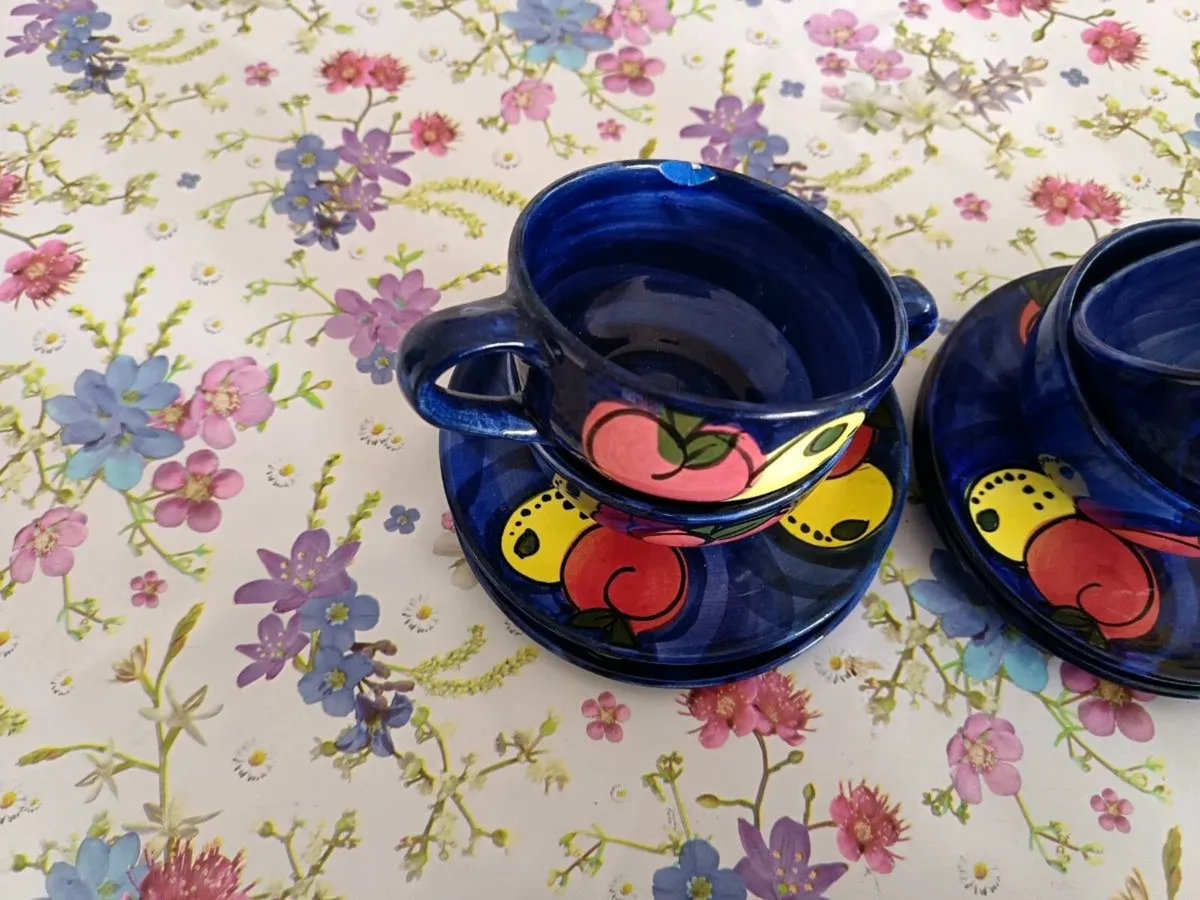 Pottery tea set - Image 3