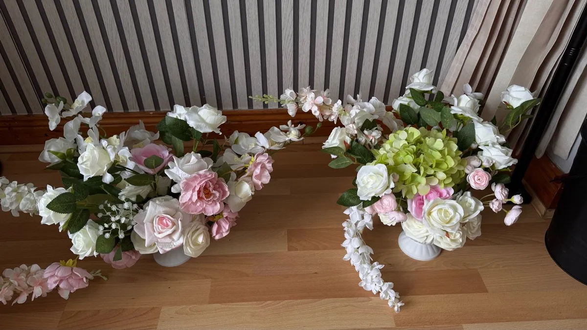 Artificial wedding flower decorations-complete set - Image 2