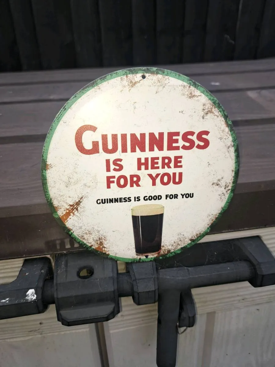 Small Guinness enamel sign - Image 1