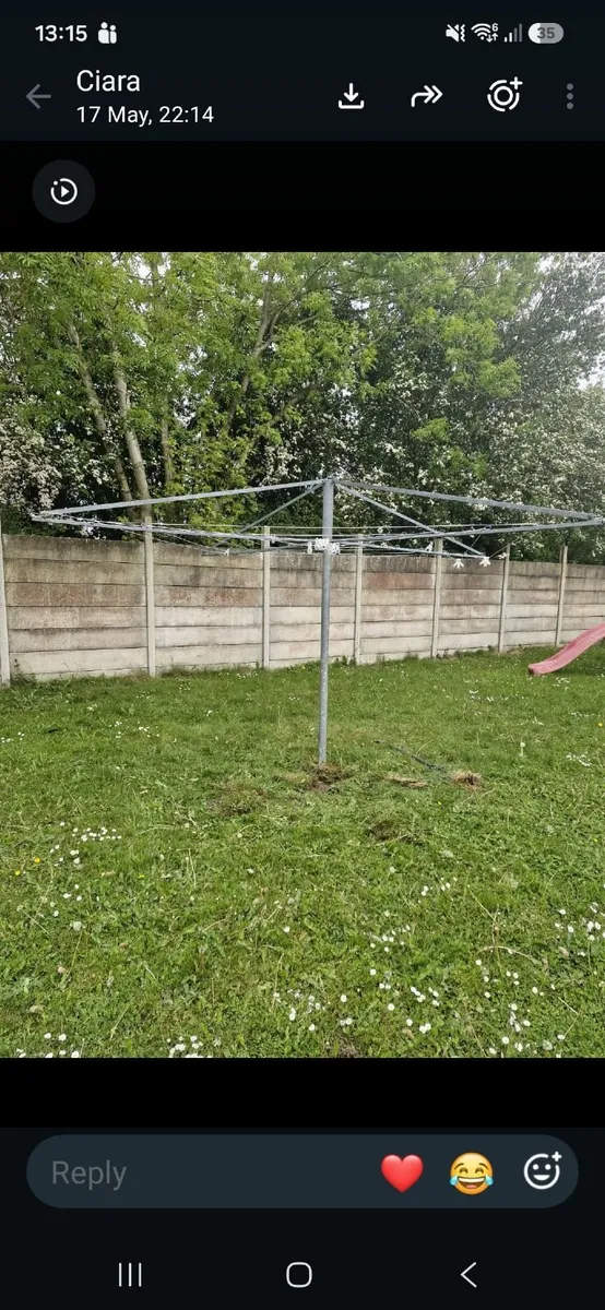Large Rotatary Washing Line