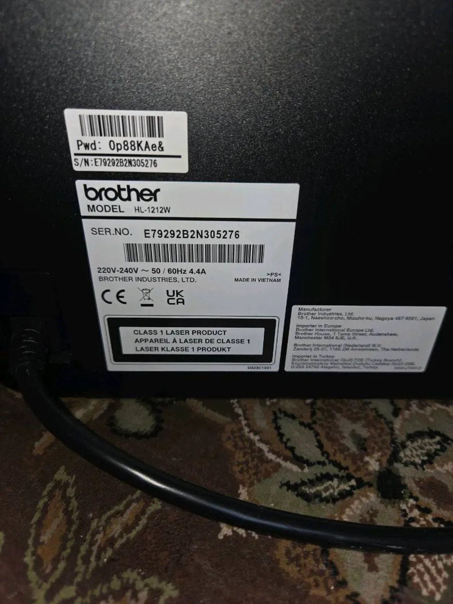 Brother LASER PRINTER HL1212W - Image 2