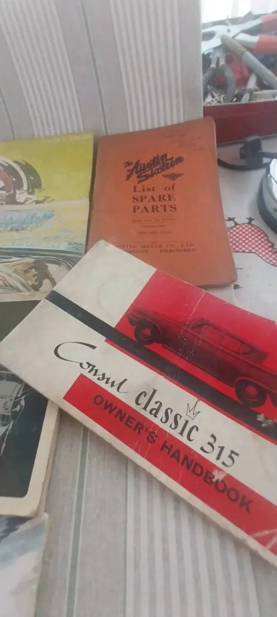 Vintage  car hand books - Image 2
