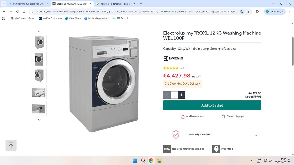 Industrial Washing Machine & Tumble Dryer - Image 1