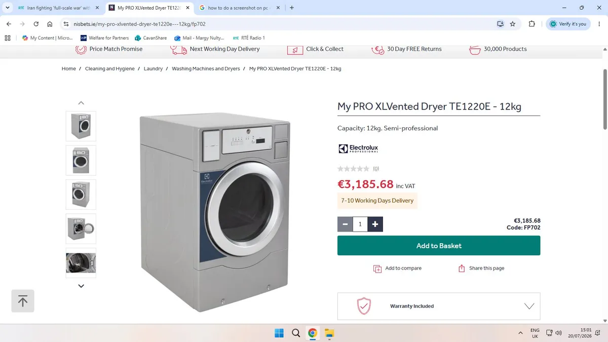 Industrial Washing Machine & Tumble Dryer - Image 2