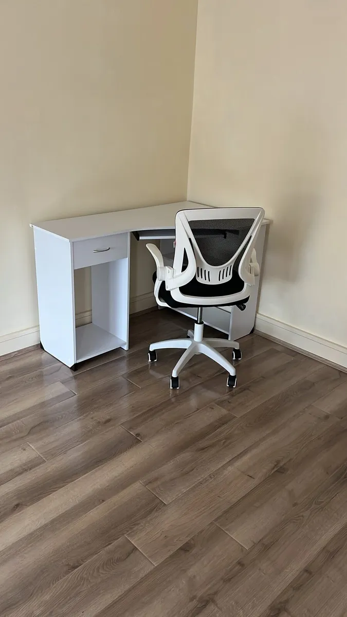 Corner Desk and Office Chair - Image 2