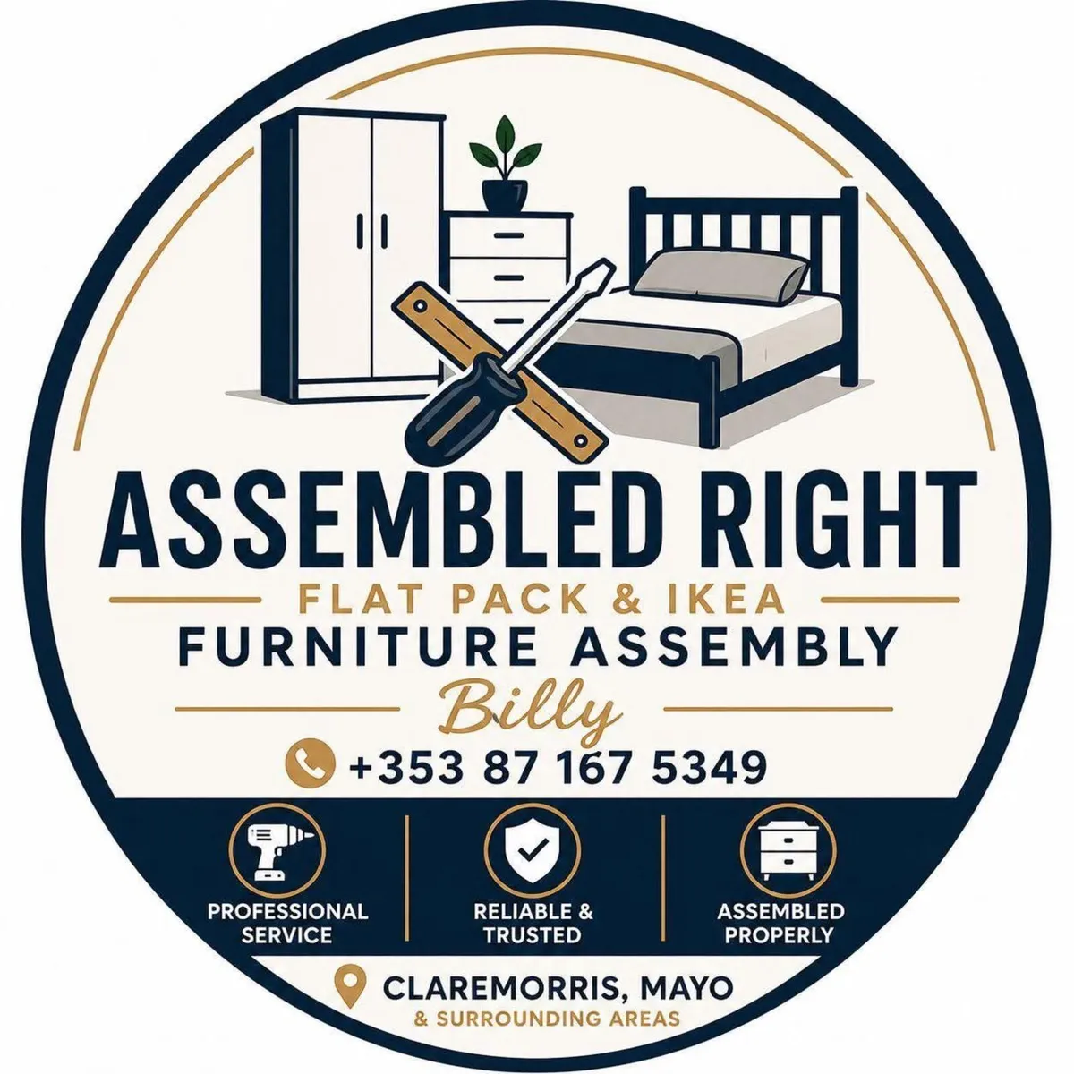 Flat Pack, IKEA & More Furniture Assembly , Clarem - Image 1
