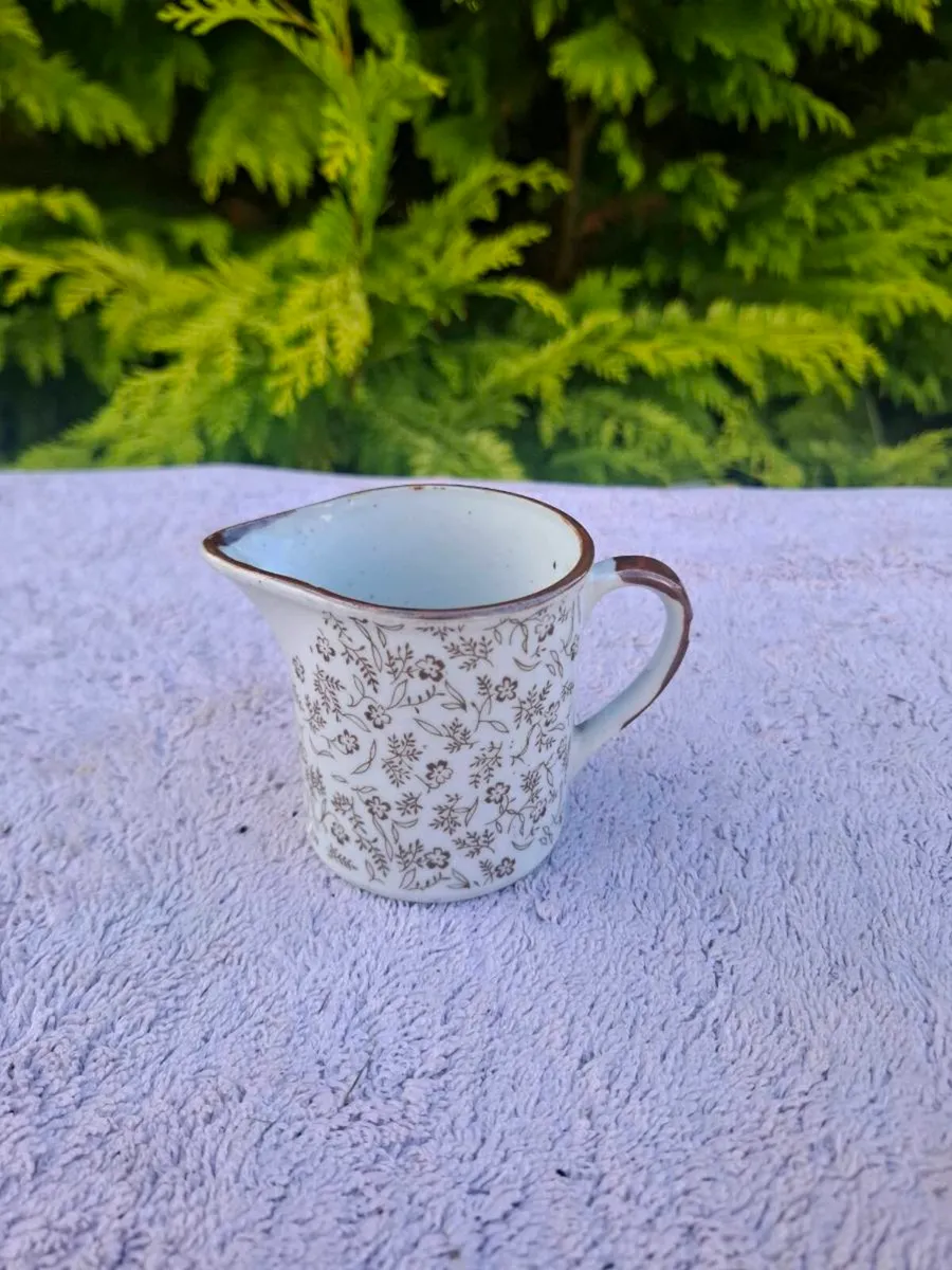 Brown milk jug