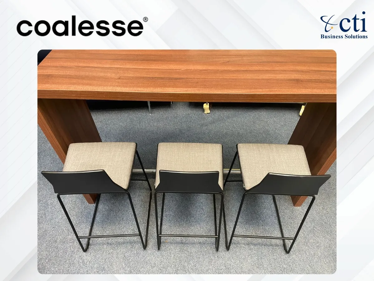 3 x Coalesse Office Stools - Grade A - Image 2
