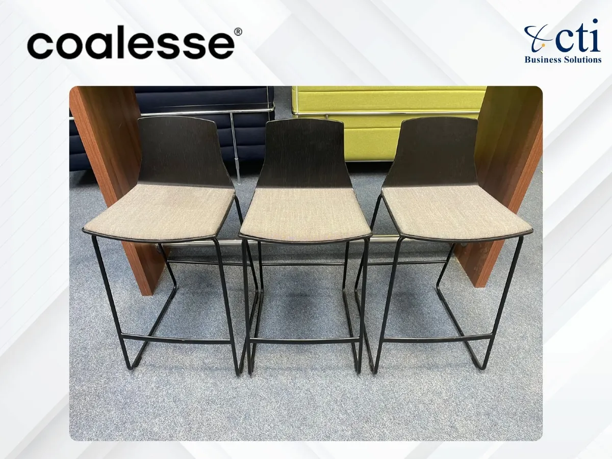 3 x Coalesse Office Stools - Grade A - Image 3