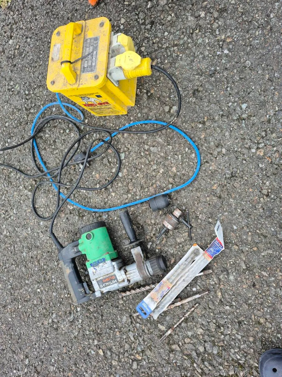 Hitachi sds hammer and standard drill - Image 1