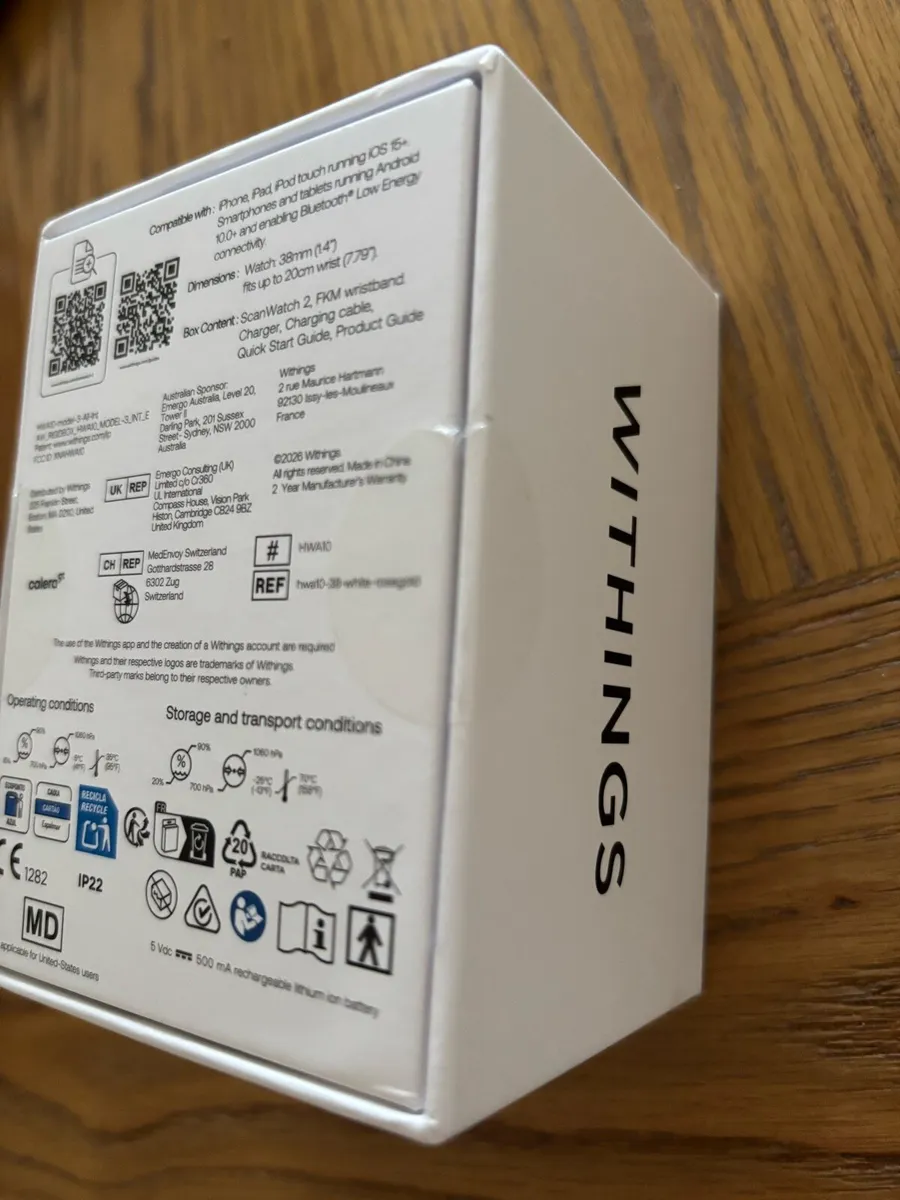 Withings ScanWatch 2 38MM Smart Watch - Rose Gold - Image 3
