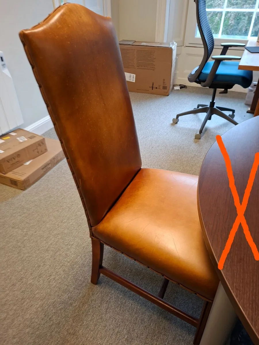Large Mahogany Extending Dining + 12 chairs - Image 2