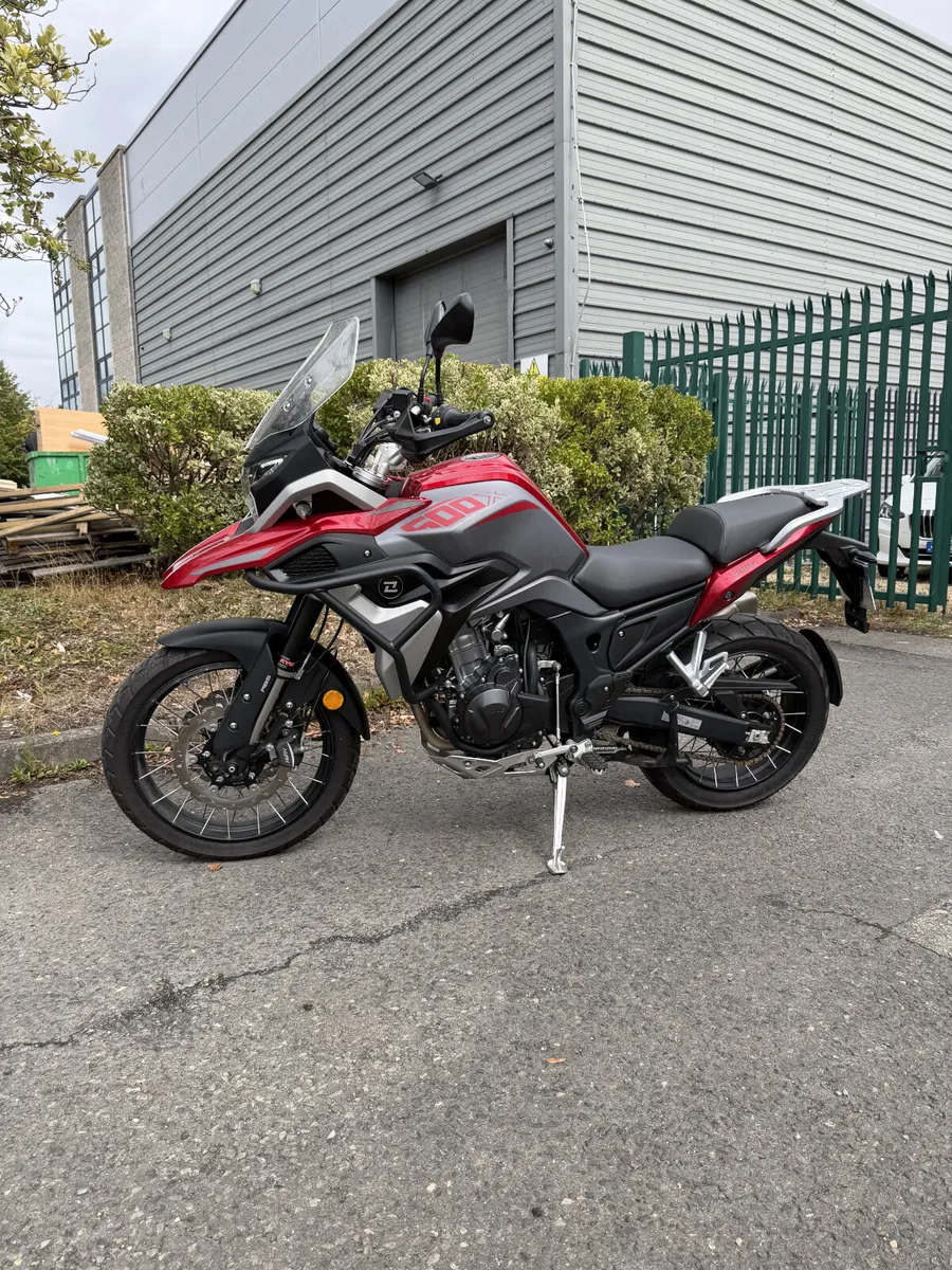Kove 500x Adventure - Red / EX demo bike - Image 2