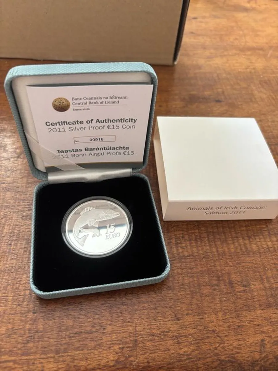 2011 salmon coin - Image 1