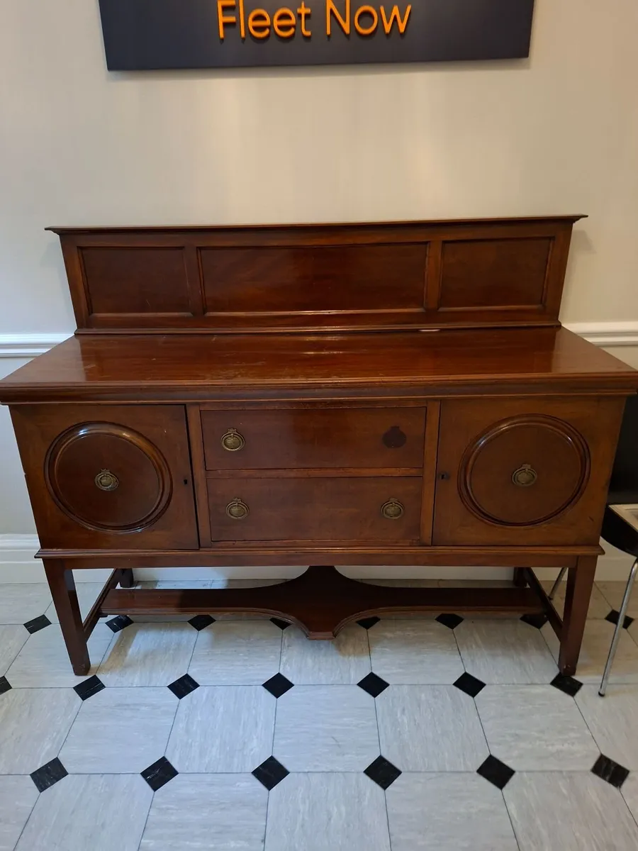 Antique Edwardian Mahogany Sideboard /Cabinet - Image 1