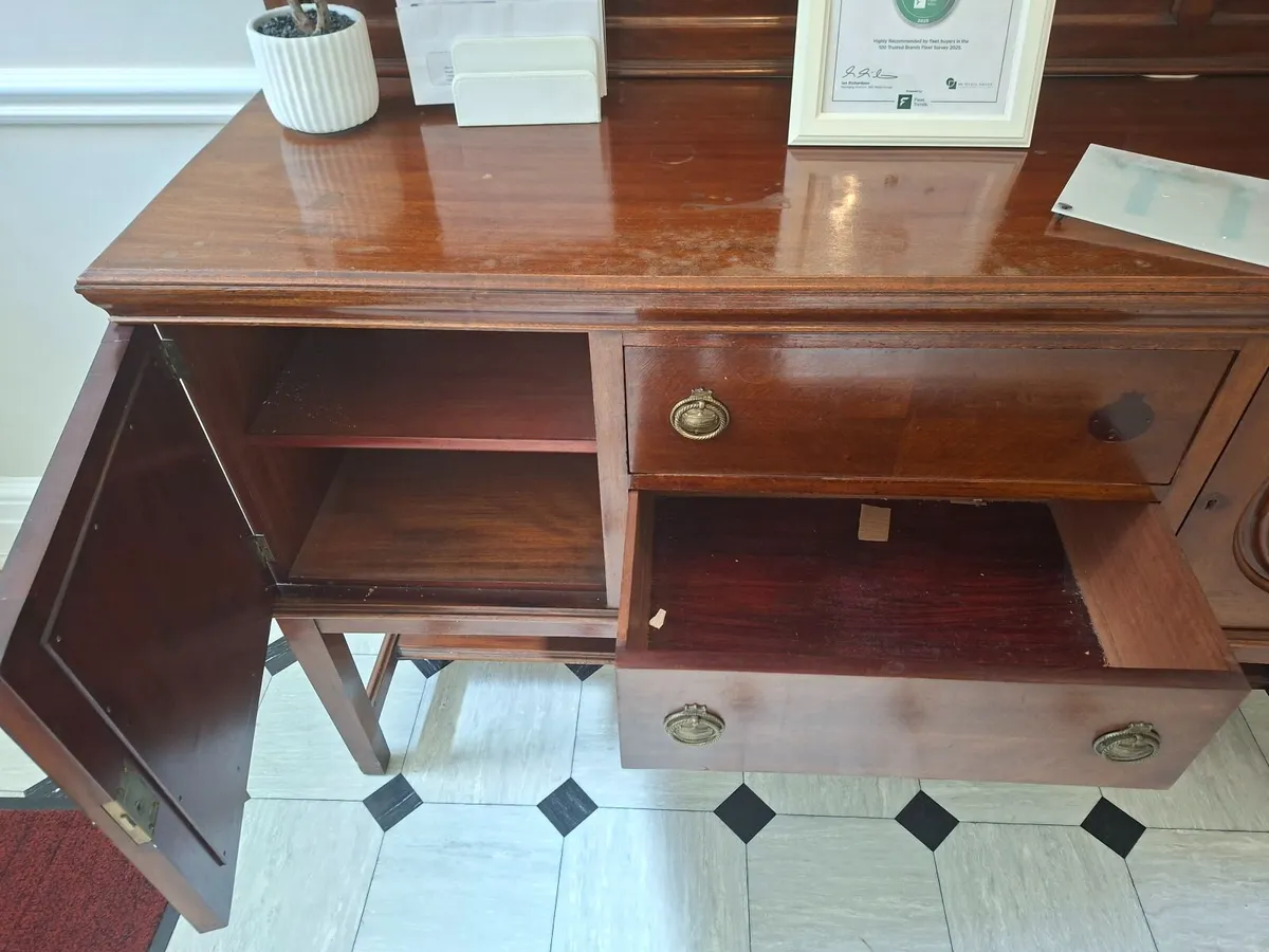 Antique Edwardian Mahogany Sideboard /Cabinet - Image 2