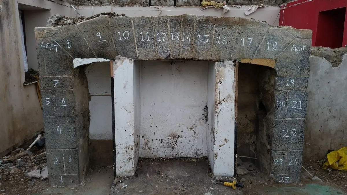 Cottage Stone Fireplace - Image 2