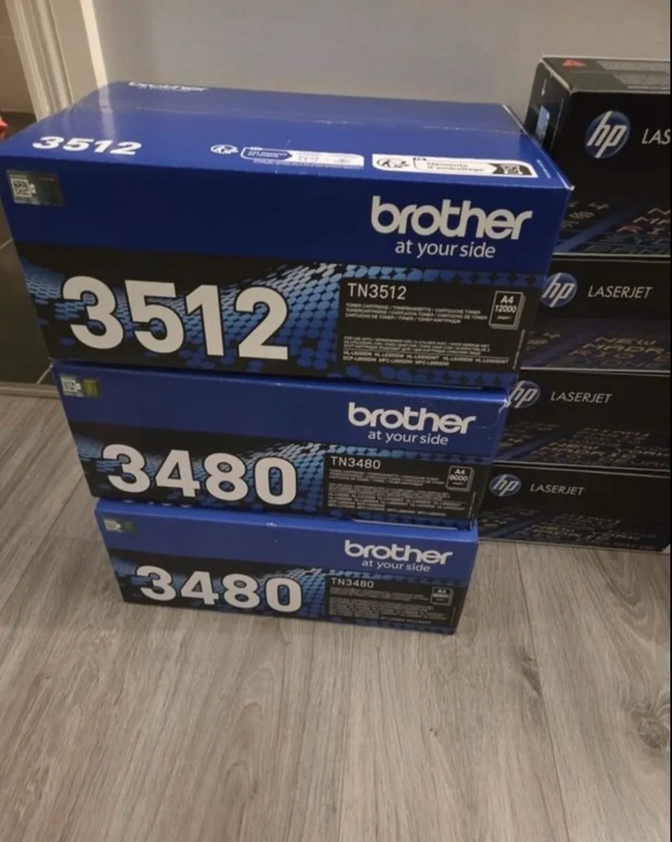 Printer Toners x 9 - HP & Brother - Image 3