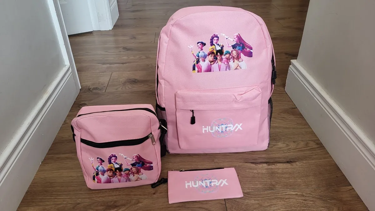 3 piece Schoolbag backpack set Kpop Demon hunters - Image 3