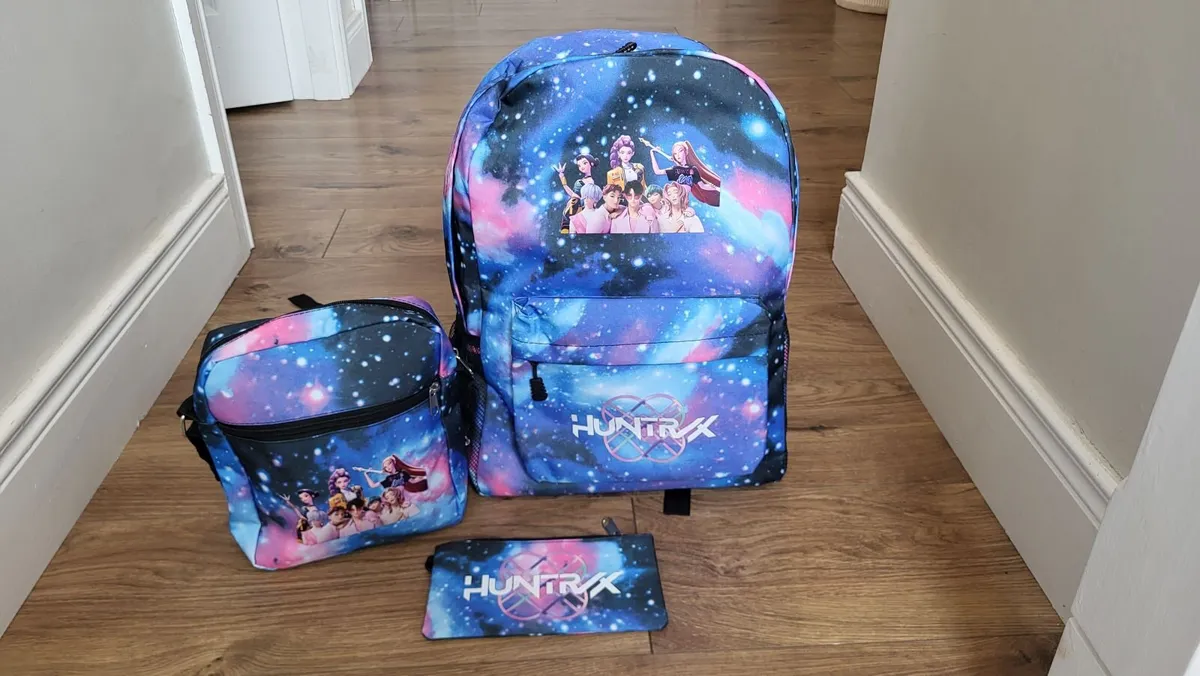 3 piece Schoolbag backpack set Kpop Demon hunters - Image 2