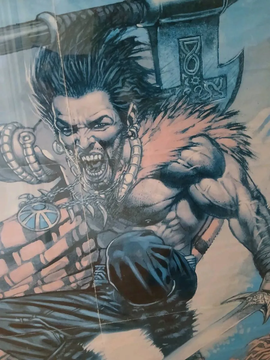Vintage 2000 AD Sláine The Poster Prog Perspex - Image 4