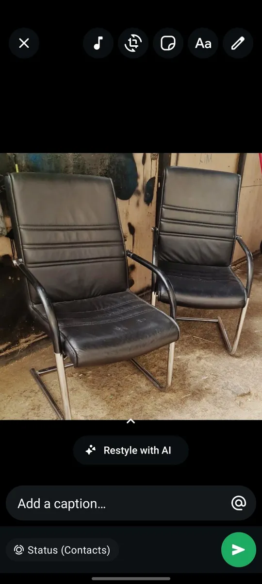Office lather chair