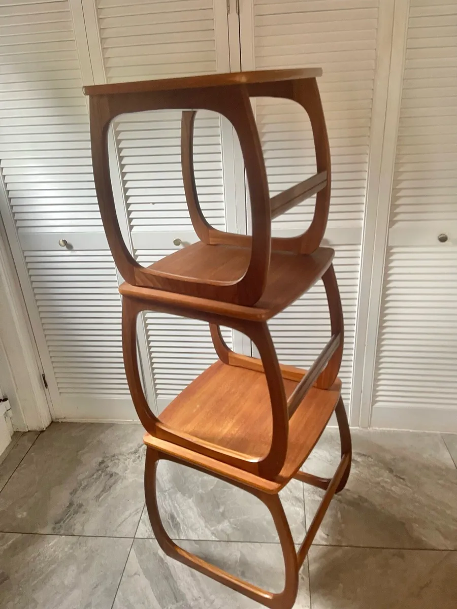 Mid century nesting tables - Image 2