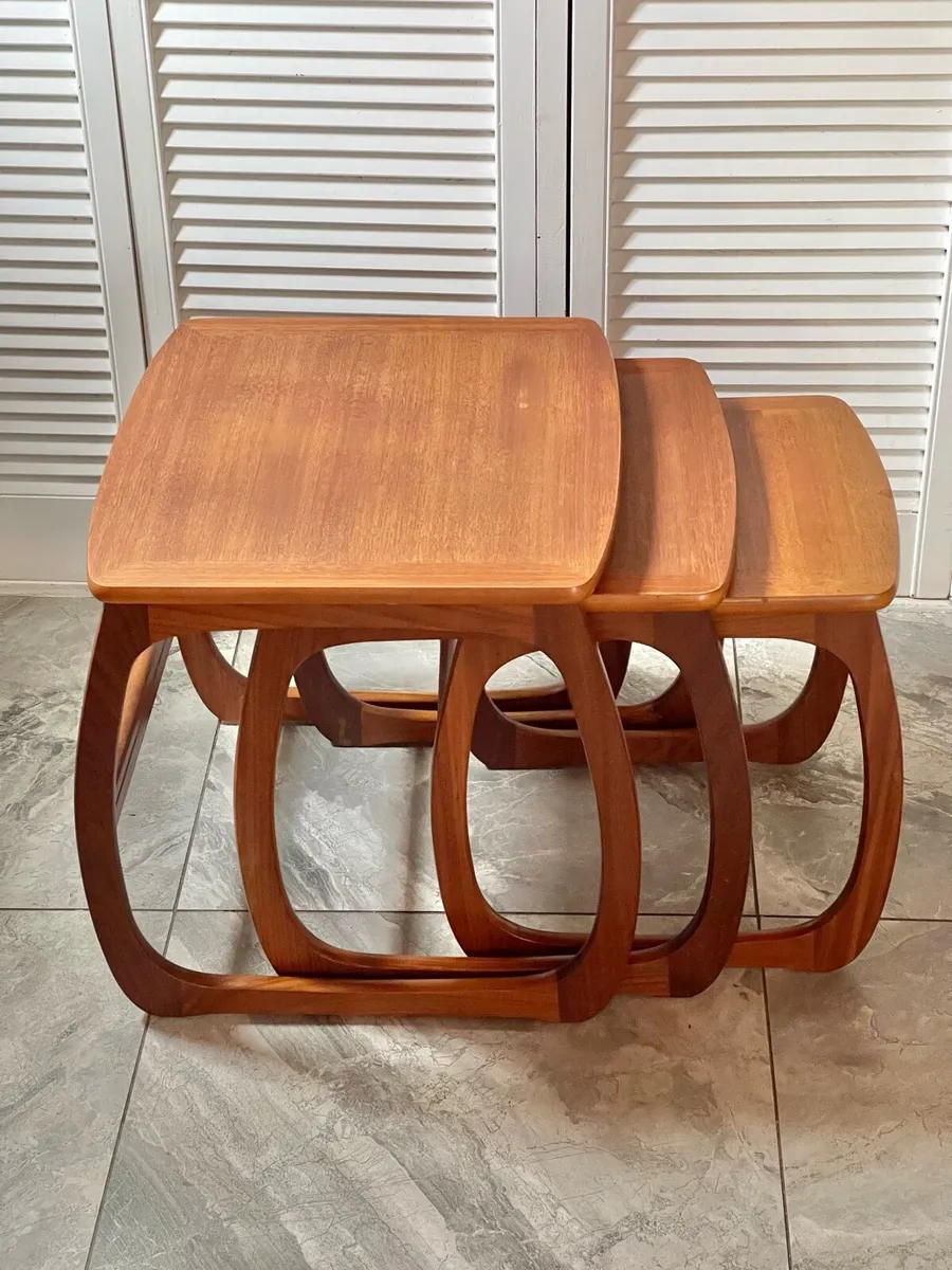 Mid century nesting tables - Image 3