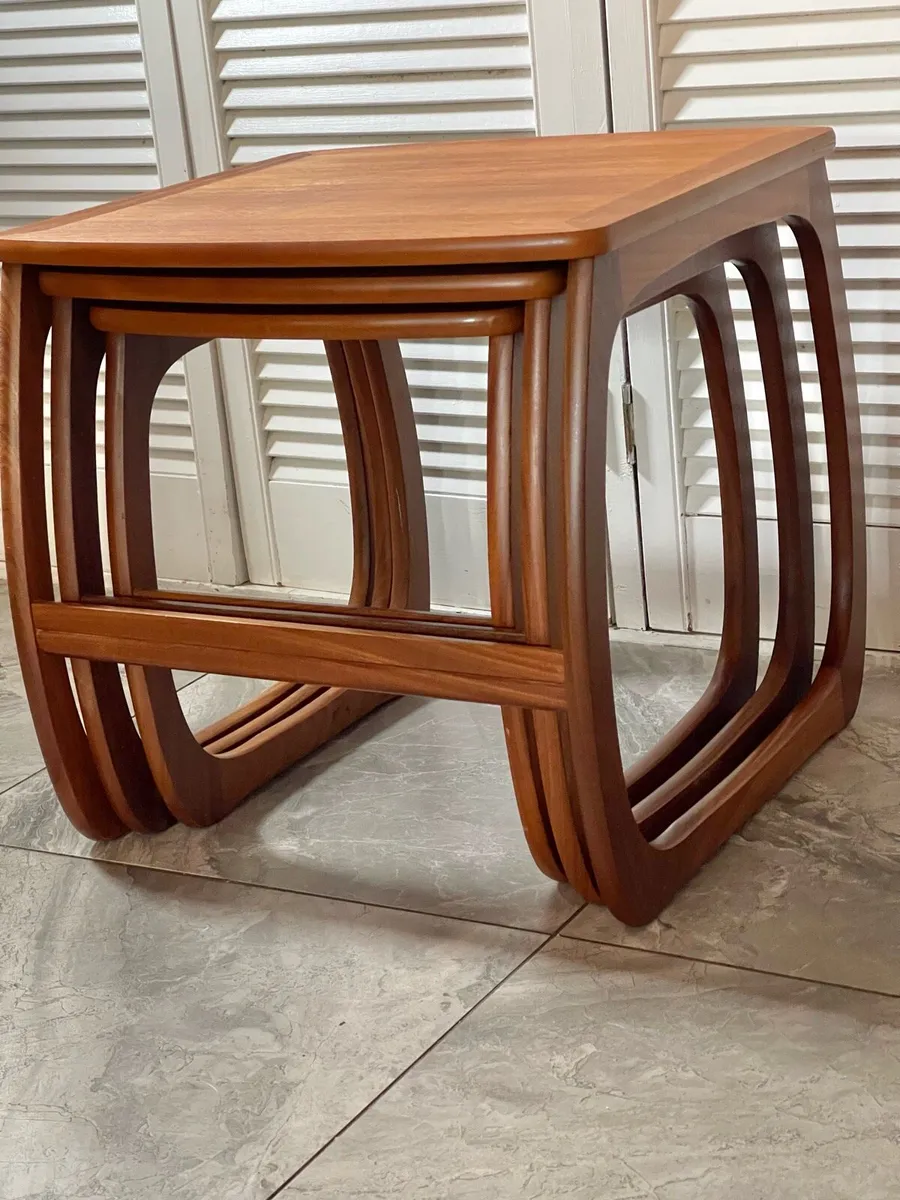 Mid century nesting tables - Image 1