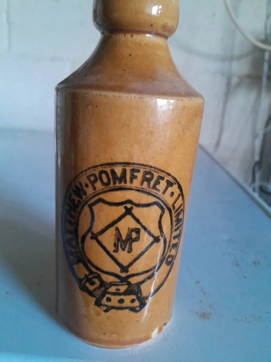 Stoneware  ginger beer bottle - Image 1
