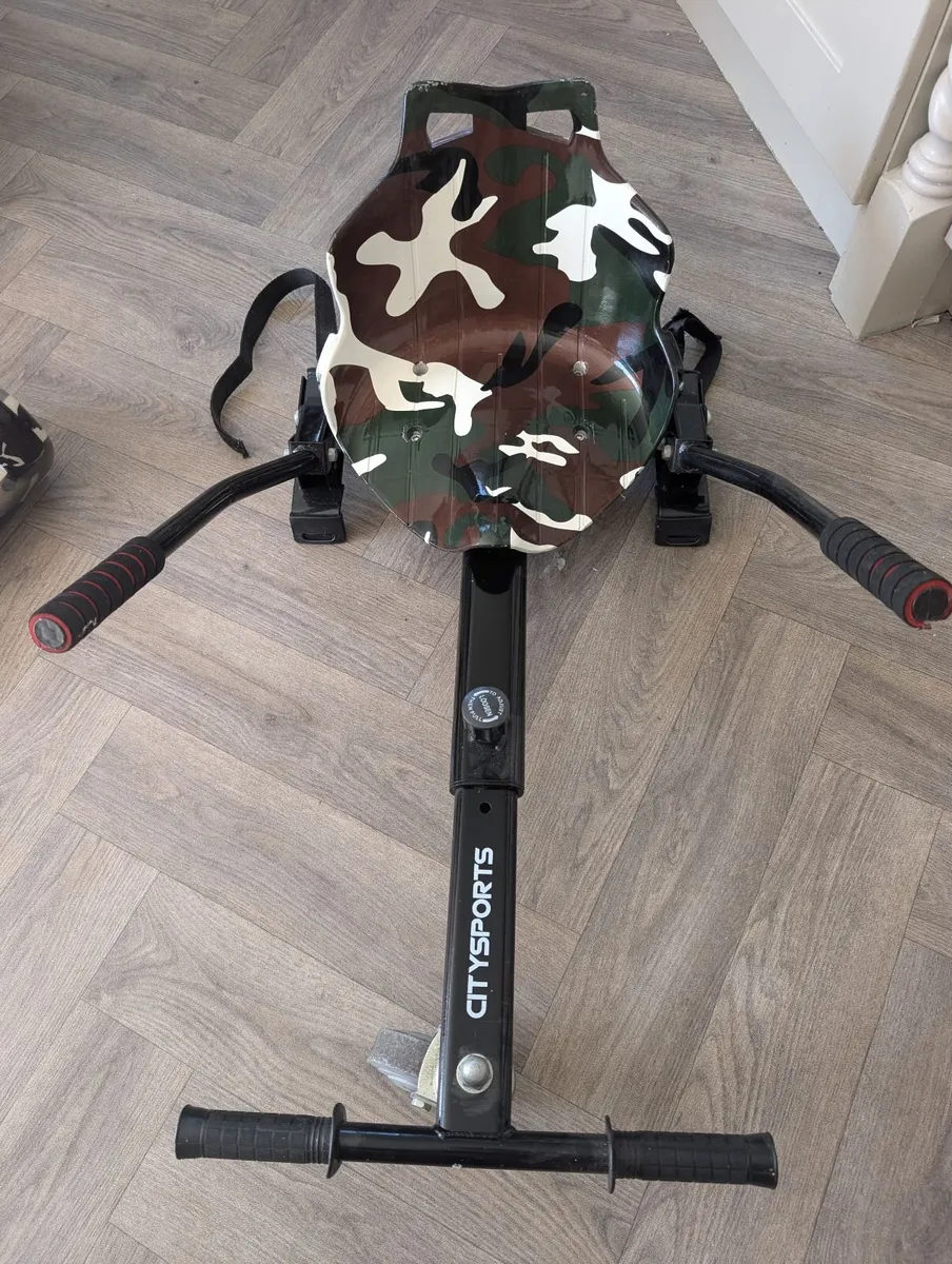 Bluetooth Hoverboard with Cart - Image 4
