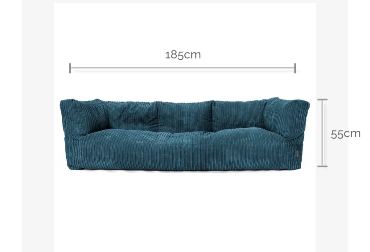 Big Bertha 3 Seater Albert Sofa Bean Bag - Image 2