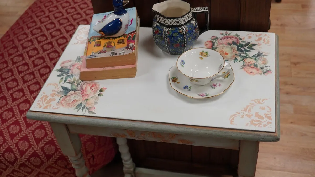 Upcycled Side Table - Image 3